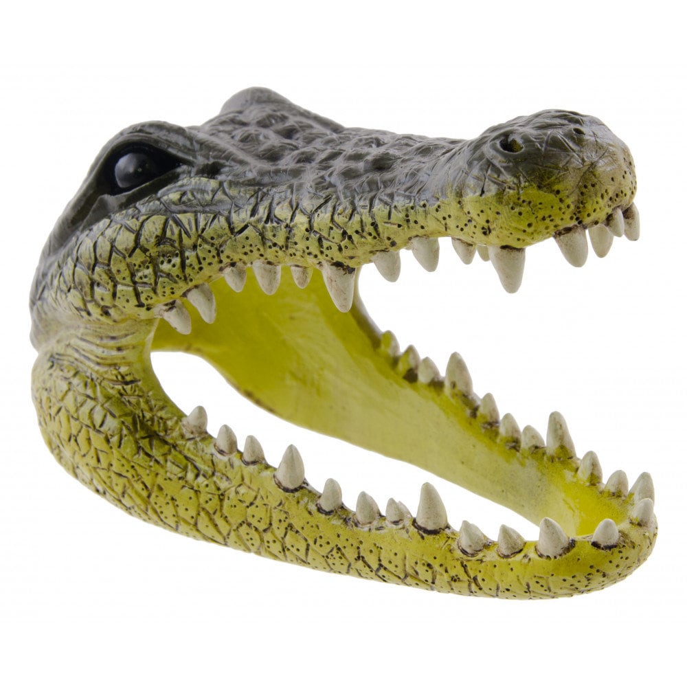 Alligator Head Set with moss Cajun or Swamp theme Crawfish Seafood boil party Decoration Louisiana Bayou Men's Boy's Christmas gift