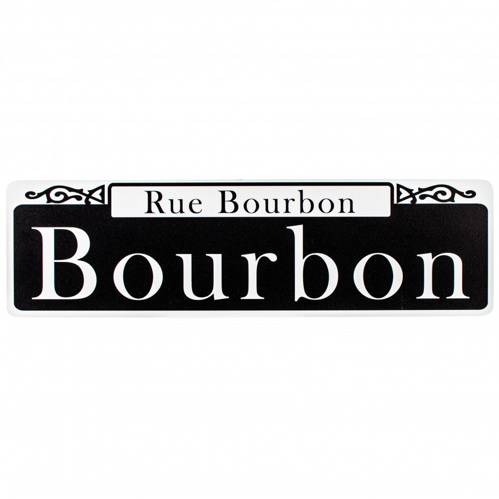 18" Waterproof Bourbon Street SIGN ONLY St Light New Orleans French Quarter Parade