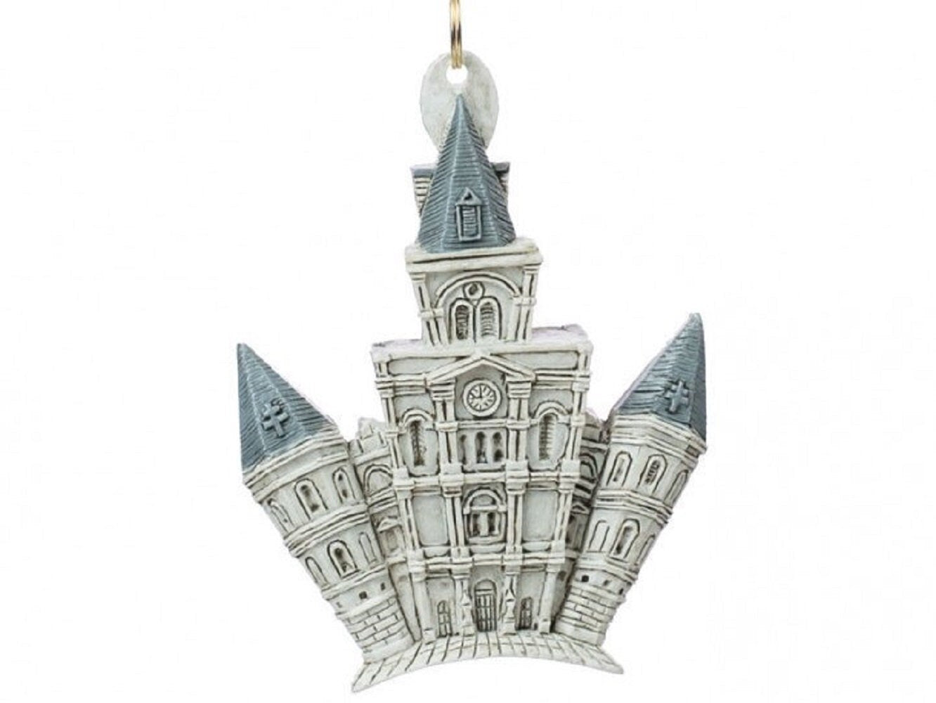 St. Louis Cathedral Christmas Mardi Gras Jazz Holiday Ornament New Orleans