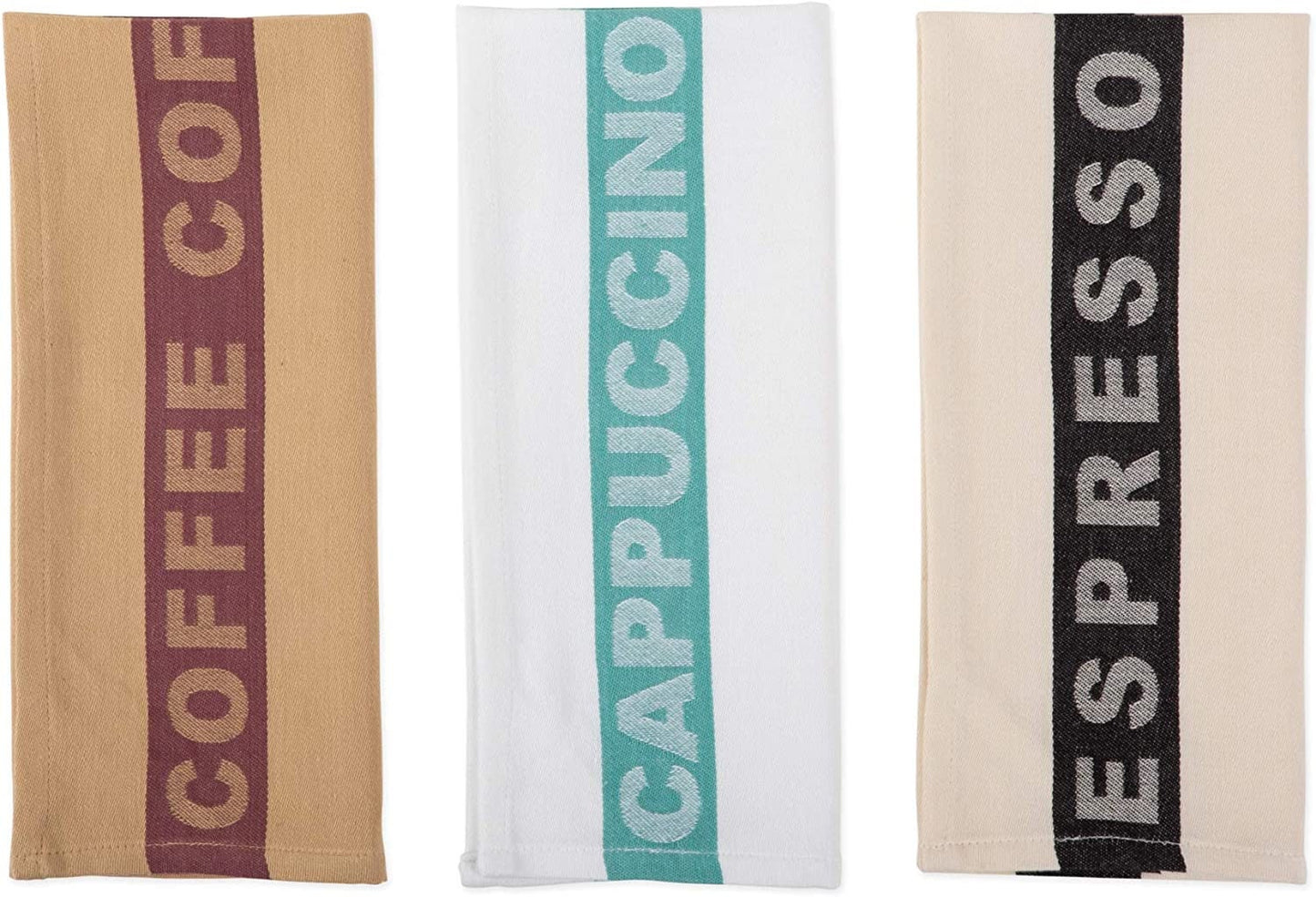 COFFEE or Espresso or Cappuccino Cotton Jacquard Dish Towels Decorative Oversized Kitchen Guest Towel Jacquard Dish Home Gift Cafe Du Monde