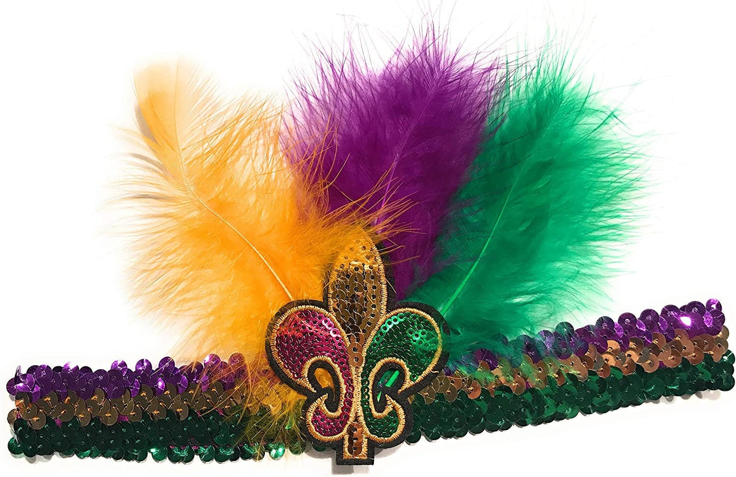 Mardi Gras Sequin Headband