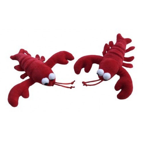 6.5" RED CRAWFISH LOBSTER Plush Red Seafood Boil Party Decoration Stuffed animal toy