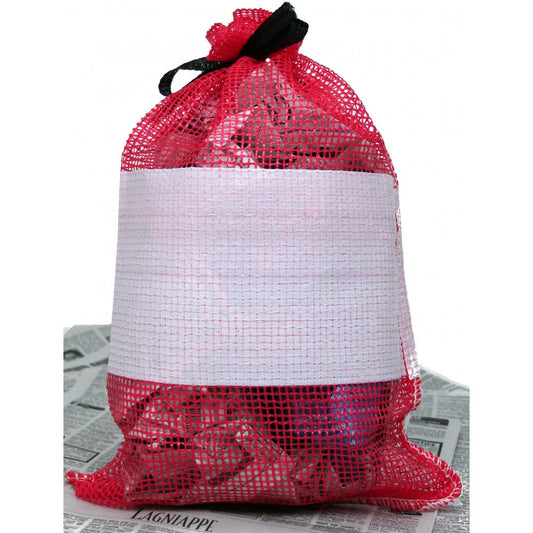 Red Mesh Sack sacks SMALL  10" x 15" centerpieces decor Bag Bags Table Newspaper Lobster Seafood Boil Party TABLE