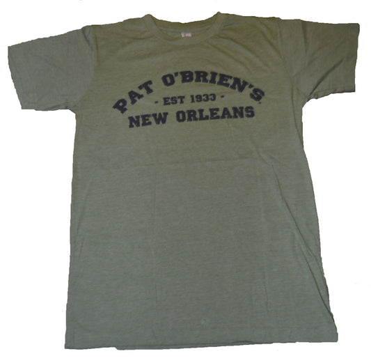 PAT O'BRIENS Fleur De Lis  T shirt top Parade Carnival Ball New Orleans  blouse Bourbon St. Party Hurricane Louisiana Drink