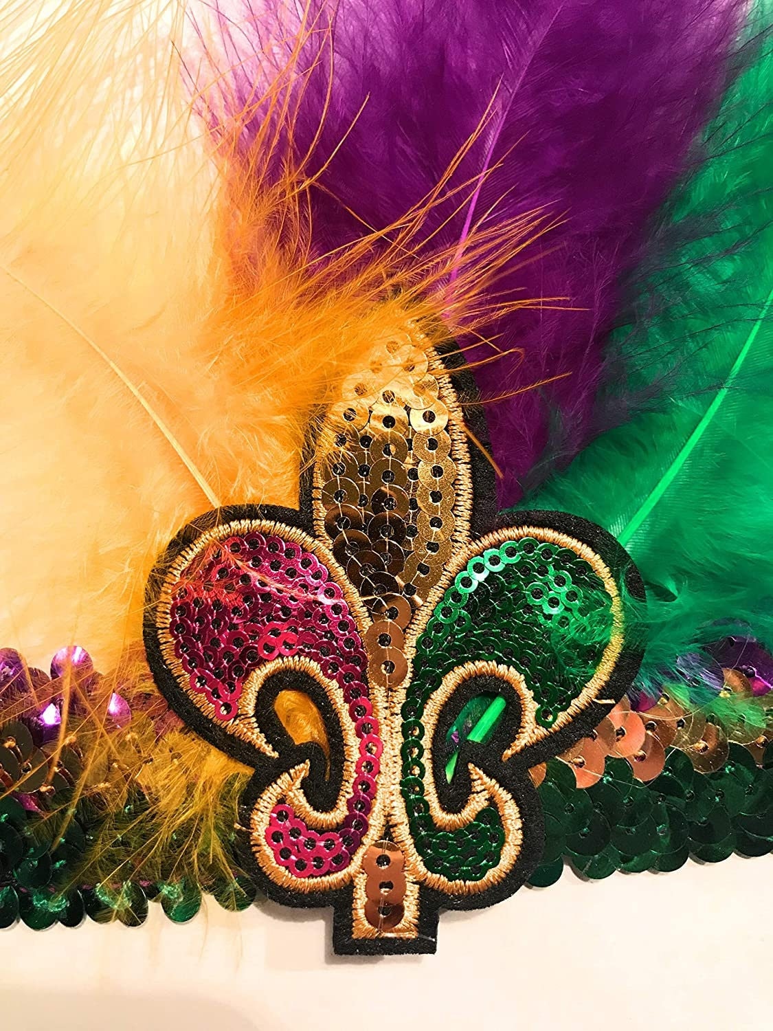 Mardi Gras Sequin Headband