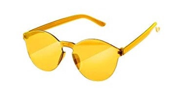 Mardi Gras  Gold sunglasses parade wear party carnival