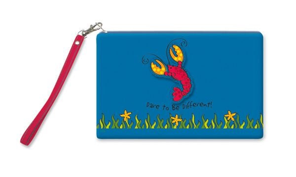 Crawfish Leather Long Wallets Zipper Clutch Ladies Purse Wallet for Women Girl Christmas crab lobster boil gift