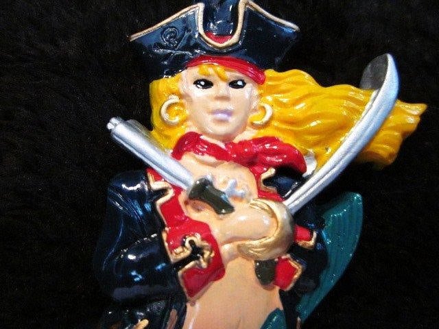 Pirate Lady Mermaid GASPARILLA Christmas Holiday Tree Oranament Mardi Gras New Orleans Cajun Creole Party FREE Gift Box