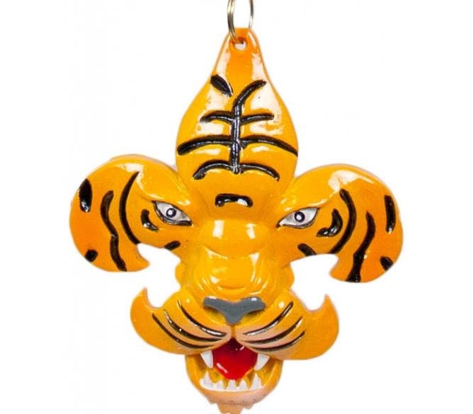 Tiger Fleur De Lis Ornament FREE Gift Box Christmas Tree LSU Clemson Memphis Auburn Fan Gift Decoration Baton Rouge Football Ornament Cajun