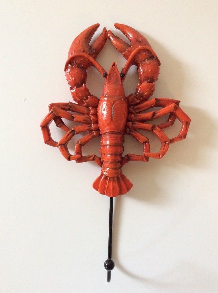 Crawfish/Lobster Wall Hook Boil Seafood Party Cajun Crayfish Craw Dad*Mud Bug*Towel Coat Hook Kitchen Decor Louisiana