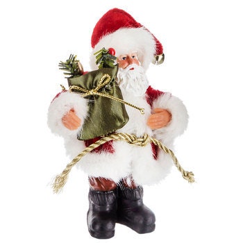 Santa Claus With Gift Sack Ornament holiday Christmas Tree