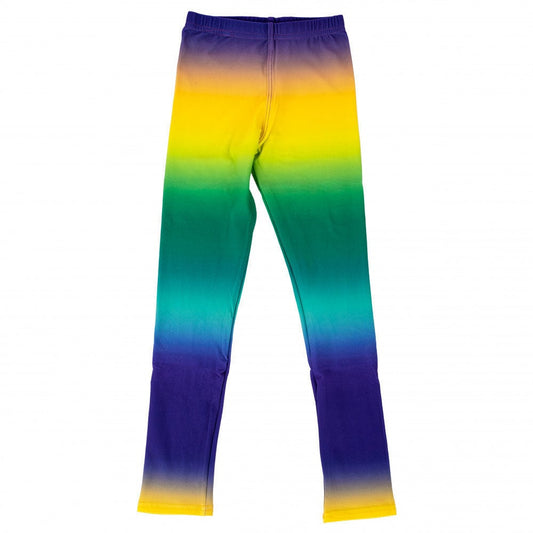 Mardi Gras Ombré Leggings Ladies (Adult) Parade New Orleans French Quarter Pants