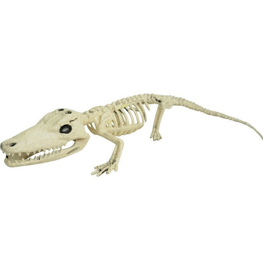 SKELETON ALLIGATOR Crocodile Bone  New Orleans Cajun Halloween Decoration Decor