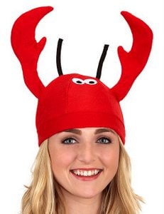 Crawfish Hat Felt Crab seafood lobster boil Party Photo Props Decor