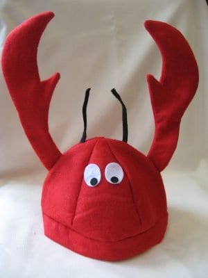 Crawfish Hat Felt Crab seafood lobster boil Party Photo Props Decor