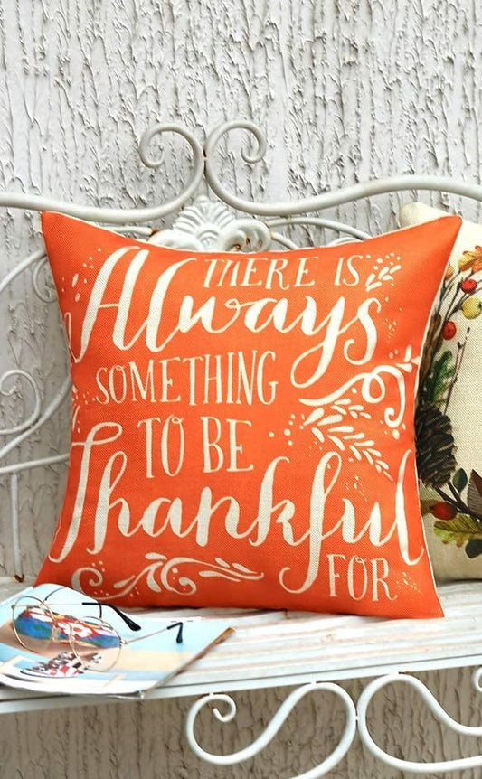 Happy Fall Thankful Pillow cover Home Decorations Decorative Autumn Fall decor Thanksgiving Autumn Farmhouse  New Orleans Texas Louisiana