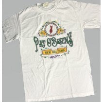 PAT O'BRIENS T shirt top Parade Carnival Ball New Orleans  blouse Bourbon St. Party Hurricane Drink