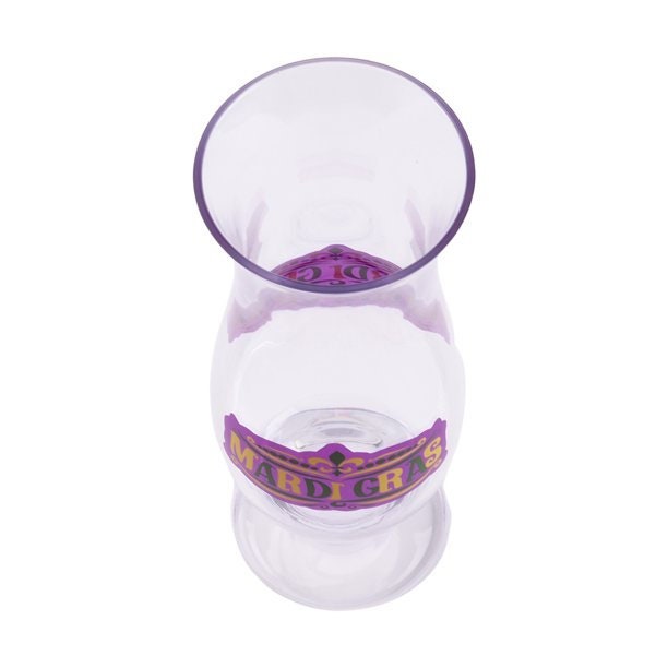 MARDI GRAS 22-Ounce Acrylic Hurricane Drinkware Glass Pick Your Poison Cup parade Pat O'Brien's party New Orleans Bourbon  comedy tragedy