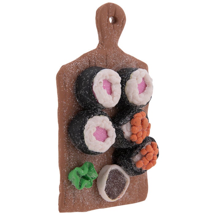 Sushi Samurai Japan Fish Tree Ornament Christmas Ornament Sashimi Nigiri  Sushi Board