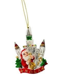 New Orleans St. Louis Cathedral JACKSON SQUARE Christmas Mardi Gras  Catholic Church Ornament Cajun Creole Party wedding Nola