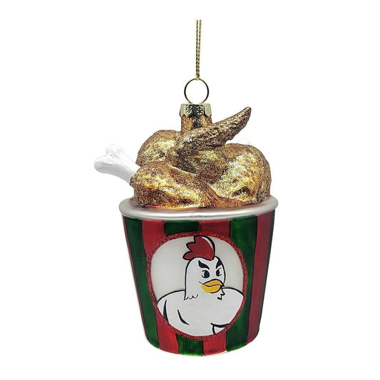 Fried Chicken nostalgic Ornament Christmas Tree  Mardi Gras Louisiana Texas Alabama Gift