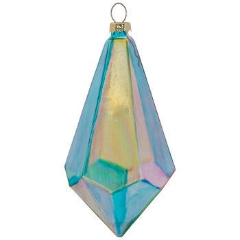 Teardrop Prism Mardi Gras Ornament Christmas holiday