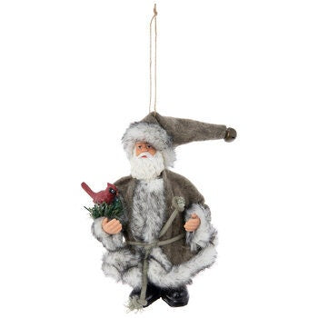 Woodland Santa Claus Ornament Christmas holiday