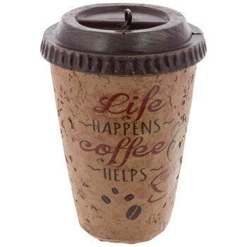 New Orleans  Life Happens, Coffee Helps Ornament Coffee  Pouch/ Bag Mardi Gras Decorations decor