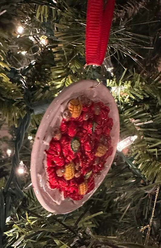 New Orleans Crawfish Lobster Shrimp Boil Louisiana beer Ornament Christmas Mardi Gras  Mardi Gras Decorations decor