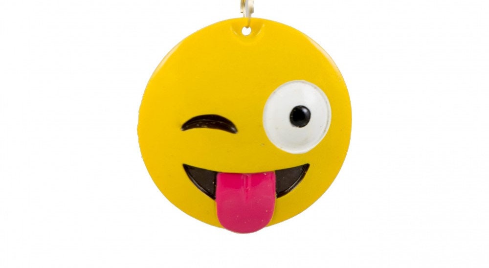 loving emoji wink Christmas Tree Holiday Ornament