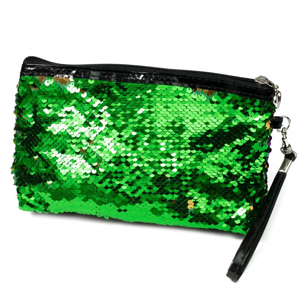 Mardi Gras Sequin purse  New Orleans NOLA Purple Green Gold Parade wear carnival Ball wristlet