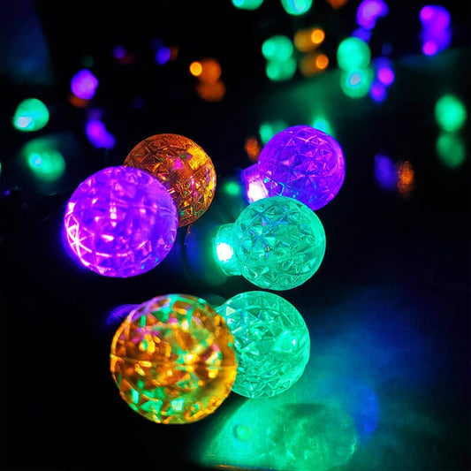 Mardi Gras Globe Lights LED(40 Light) tree Lights Ornament Home Collection Decor Fat Tuesday indoor/outdoor decoration decor house