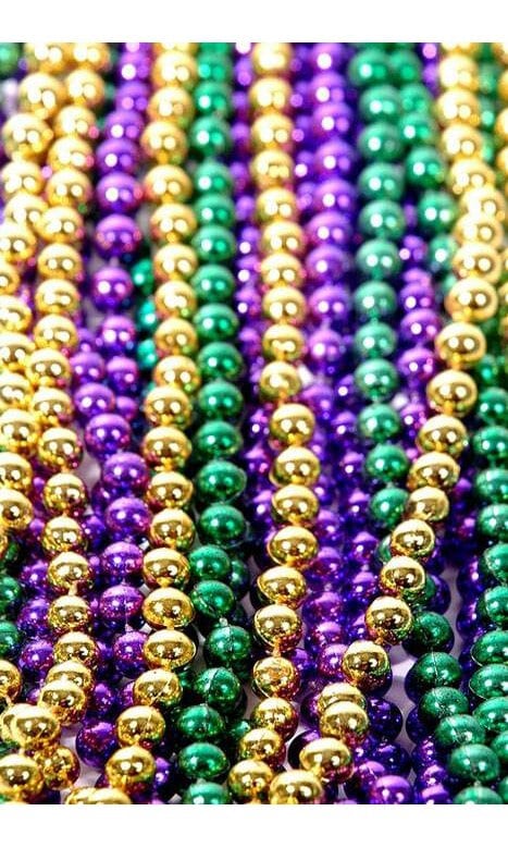 Mardi GRAS LED Lights: fairy PLUS Purple Green Gold Mardi Gras beads  Ornament Home Collection Decor Fat Tuesday