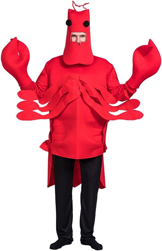 Mardi Gras Crawfish  costume Parade wear Seafood boil Restaurant advertising Party